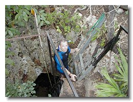 20040224 Down into the cenote